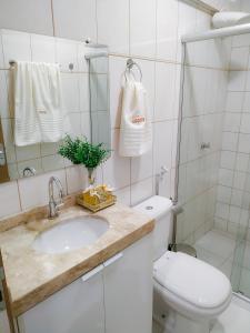 Koupelna v ubytování Accord Hotel + 17 fotografií