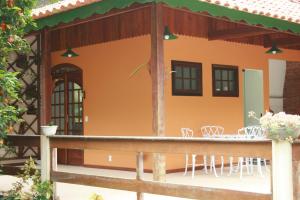 Uma varanda ou terraço em Pousada Ribeirao da Floresta