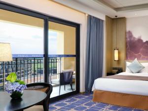 Postel nebo postele na pokoji v ubytování Primus Hotel Shanghai Sanjiagang - Offer Pudong International Airport and Disney shuttle
