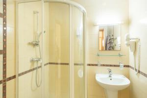 Koupelna v ubytování Hotel Vita