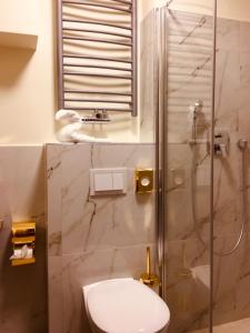 Koupelna v ubytování Hotel Glinde
