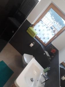 Koupelna v ubytování Ferienwohnung Stubenböck
