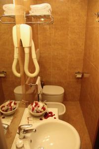 Koupelna v ubytování Hotel Novecento