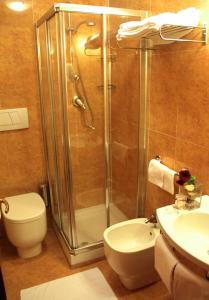 Koupelna v ubytování Hotel Novecento