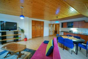 A kitchen or kitchenette at Penzion Fantazia Poprad - Self check-in