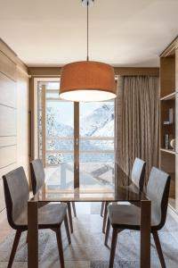 Кът за сядане в Lefay Resort & SPA Dolomiti