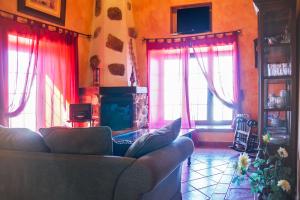 Χώρος καθιστικού στο Casa Las Riquelas