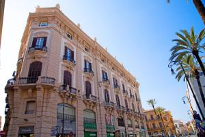 The building in which a panziókat is located