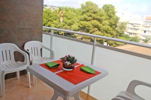 Balkón nebo terasa v ubytování Apartaments Costa d'Or