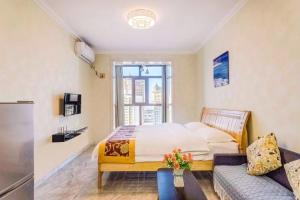 Krevet ili kreveti u jedinici u okviru objekta Utopia Apartment