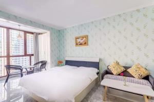 Krevet ili kreveti u jedinici u okviru objekta Utopia Apartment