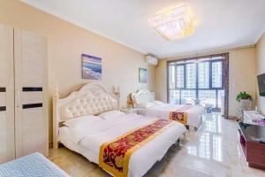 Krevet ili kreveti u jedinici u okviru objekta Utopia Apartment