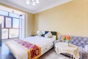 Krevet ili kreveti u jedinici u okviru objekta Utopia Apartment