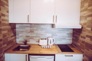 Kuchyň nebo kuchyňský kout v ubytování APARTMENT LA CALA DREAM & SEA VIEW