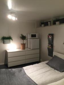 Kuchyň nebo kuchyňský kout v ubytování Bo i Bruno Mathsson designat hus centralt i Värnamo