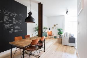 Χώρος καθιστικού στο FLH Cais Sodré Charming Flat