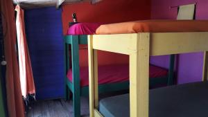 Μία ή περισσότερες κουκέτες σε δωμάτιο στο Hostel Francisca