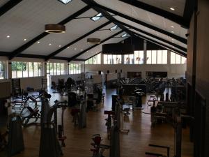 Fitness centrum a/nebo fitness zařízení v ubytování Haus am Parc