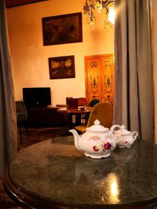 Príslušenstvo na prípravu kávy alebo čaju v ubytovaní Hotel Ficocle
