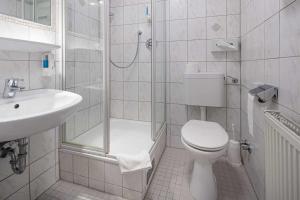 Koupelna v ubytování Hotel Pockinger Hof