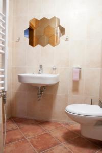 Koupelna v ubytování Apartmán Petra Clinic Javor