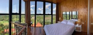 Balkón nebo terasa v ubytování NatuCenter Hospedaje