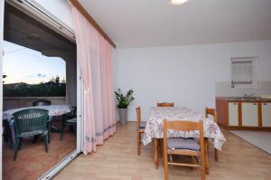 Balkón alebo terasa v ubytovaní Apartments Ruza-Rajska beach
