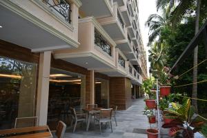 Balkón nebo terasa v ubytování Resort The Lohias, Goa Candolim