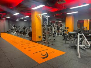 Fitness centrum a/nebo fitness zařízení v ubytování Castlefield Hotel