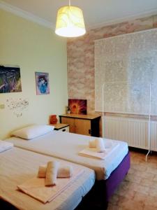 Postel nebo postele na pokoji v ubytování Iliahtida