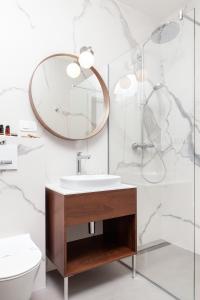 Koupelna v ubytování Luxury rooms Tilia