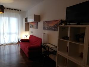 TV a/nebo společenská místnost v ubytování Leonardo Rome Holidays