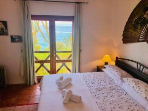 Postel nebo postele na pokoji v ubytování Chalet El Encanto