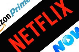a sign with the words new netflix on it at Sea 'n' Stars Platinum Plus Holiday home with Views, Free Wifi and Netflix in Camber