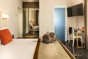 Ein Bett oder Betten in einem Zimmer der Unterkunft Villa Zaccardi