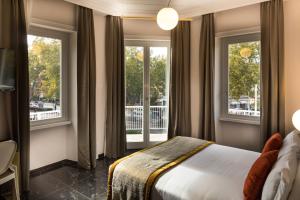 Ein Bett oder Betten in einem Zimmer der Unterkunft Villa Zaccardi