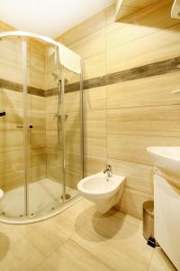 Kúpeľňa v ubytovaní Hotel Strážnice