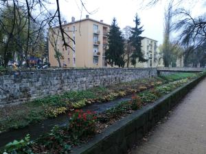Vonkajšia záhrada v ubytovaní Tulip Family Apartments
