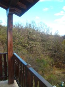 A balcony or terrace at Family Hotel and Restaurant Plamena