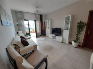 TV a/nebo společenská místnost v ubytování Apartamento Arena