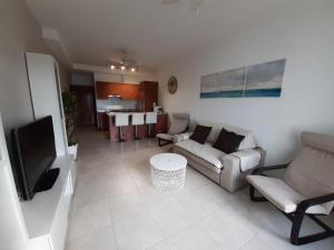 TV a/nebo společenská místnost v ubytování Apartamento Arena