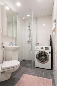 Koupelna v ubytování Vasko luxurious suites, Davvi