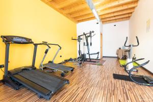 Fitness centrum a/nebo fitness zařízení v ubytování Hotel Posta