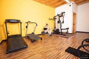 Fitness centrum a/nebo fitness zařízení v ubytování Hotel Posta