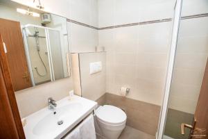 Koupelna v ubytování Hotel Posta