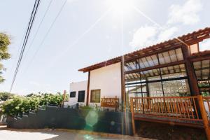 O edifício em que a pousada se localiza