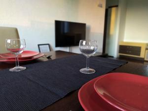 TV a/nebo společenská místnost v ubytování Warsaw Concierge Koszykowa