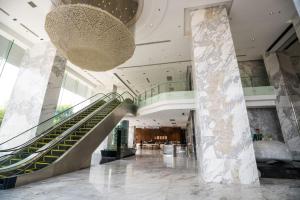Lobbyen eller receptionen på Diamond Twintower Apartment Hotel 鑽石雙星酒店式公寓