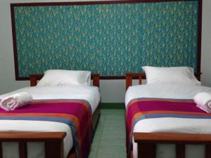 Кровать или кровати в номере Baan Mitreejit