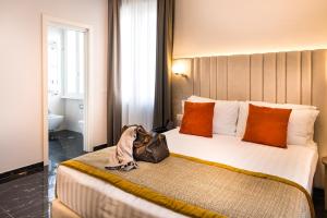 Ein Bett oder Betten in einem Zimmer der Unterkunft Villa Zaccardi